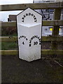 SN6096 : Aberdovey milepost by the A493 by Richard Law