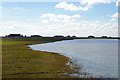 TM4449 : View along Stony Ditch to the military buildings on Orford Ness by Christopher Hilton