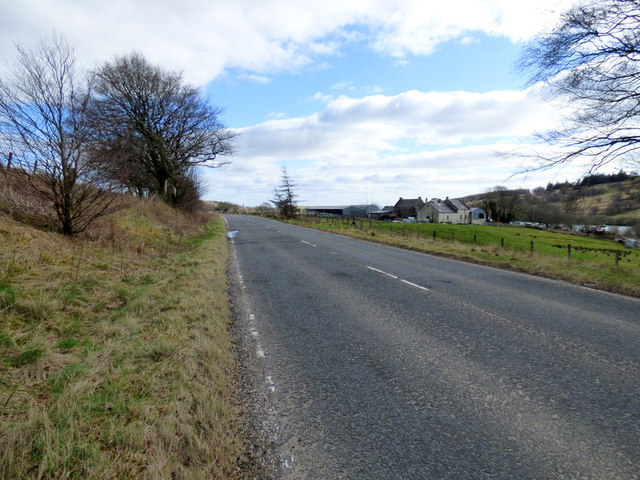 The A760 Road © Thomas Nugent Geograph Britain And Ireland