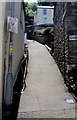 Steep side street in West Looe