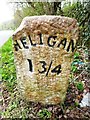 Old Milestone by the B3273, south of Nansladron