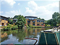 Buildings by canal, Harefield