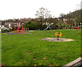 Deserted playground in Henllys, Cwmbran