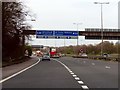 Approaching junction 5 on the M53 for the A41