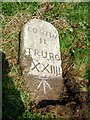 Old Milestone by the A390, south of Little Fairycross