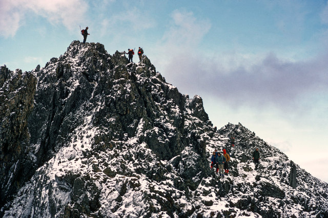 On The Crib Goch Ridge C Julian Paren Cc By Sa 2 0 Geograph