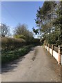 View down The Crescent, Elmesthorpe