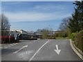 Entrance road to the grounds of St James School, Exeter