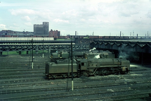 Edge Hill locomotive depot, 1964