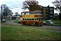 TQ7852 : Trolleybus in Park Wood estate, 1965 by Alan Murray-Rust
