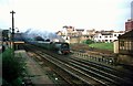 Bournemouth line train passing Wimbledon, 1966