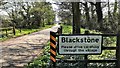 Approaching Blackstone from the north, along Blackstone Lane