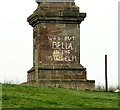 SO9281 : Graffiti on Wychbury Obelisk by Noisar