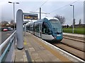 Nottingham Express Transit tram at Eskdale Drive tram stop