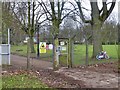 Pedestrian gate to Chetwynd Barracks