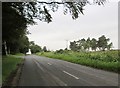 Approaching  junction  for  Woodheads  farm  on  A6105