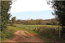 SO9095 : Footpath north of Penn Common in Staffordshire by Roger  Kidd