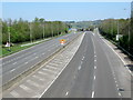 SO9675 : M5 Motorway Easter Saturday by Roy Hughes