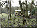 Former railway goods wagon in a field