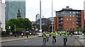 Cyclists, Chester Road (A56), Manchester