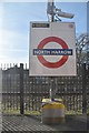 Roundel, North Harrow Station