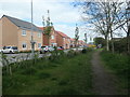 Public footpath alongside Pinderhill Avenue