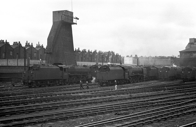 Camden locomotive shed, 1960