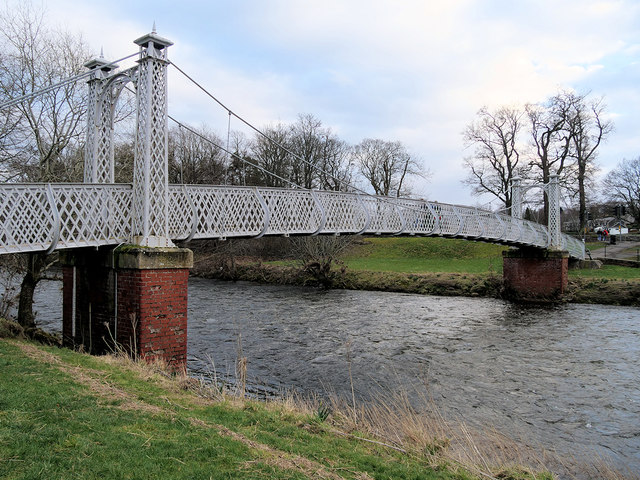 River Tweed, Priorsford Bridge at... © David Dixon :: Geograph Britain ...