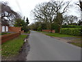 School Road on the west side of Hockley Heath