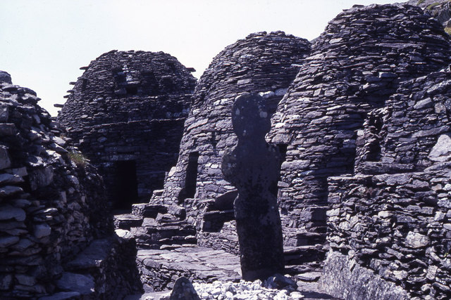 On Great Skellig - Beehive cells and enclosed area