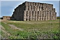 Alburgh: Large area of stacked hay 3