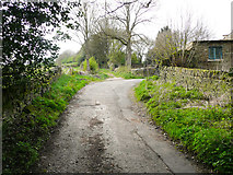 SE1125 : The eastern end of Dark Lane, Southowram by Humphrey Bolton