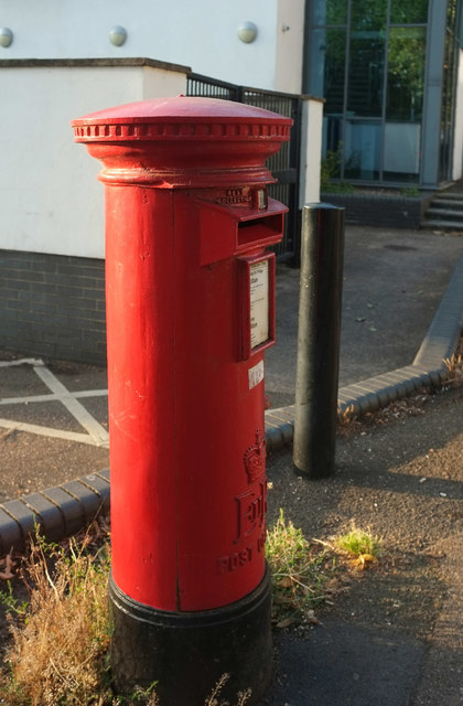 Postbox by Torquay coach station