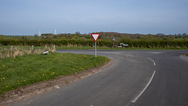 Road junction near Millisle