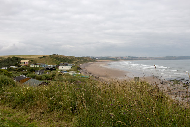 Corbie Knowe village at Lunan Bay © Adrian Diack cc-by-sa/2.0 ...