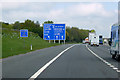 Northbound A1(M) approaching Scotch Corner