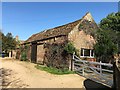 TF4212 : Traditional brick barn on Gote Lane, Gorefield by Richard Humphrey
