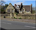 Stone house set back from the west side of Brynglas Road, Newport