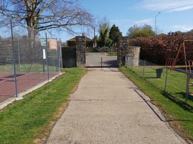 Entrance to the Recreation Ground