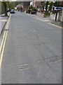 Flood defence damage to the road surface