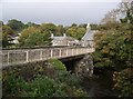 Foot & road bridge over the Dwyfor River, Llanystumdwy, Gwynedd