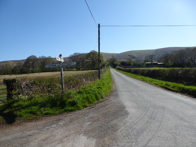 At Four Turnings crossroad on Asterton... © Jeremy Bolwell :: Geograph ...