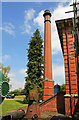 SJ8333 : Mill Meece Pumping Station - chimney by Chris Allen