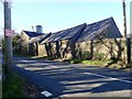 Silo and sheds at the Barbican Farm