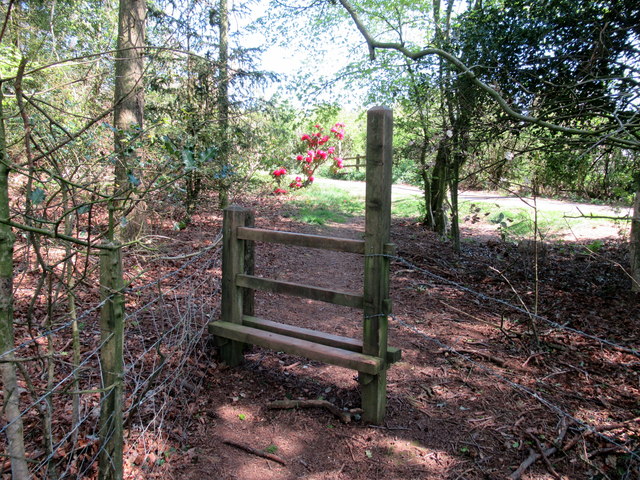 Another stile on Brown's Way footpath, Lickey
