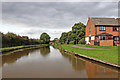 SJ9132 : Trent and Mersey Canal approaching Stone in Staffordshire by Roger  D Kidd