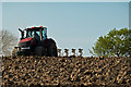 SS4931 : Ploughing a field in readiness for the next crop by Roger A Smith