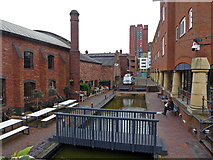 SP0686 : Former canal arm, Gas Street by Chris Allen