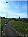 Link path beyond Wensleydale Crescent