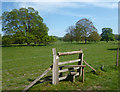 Footpath across Mongewell Park